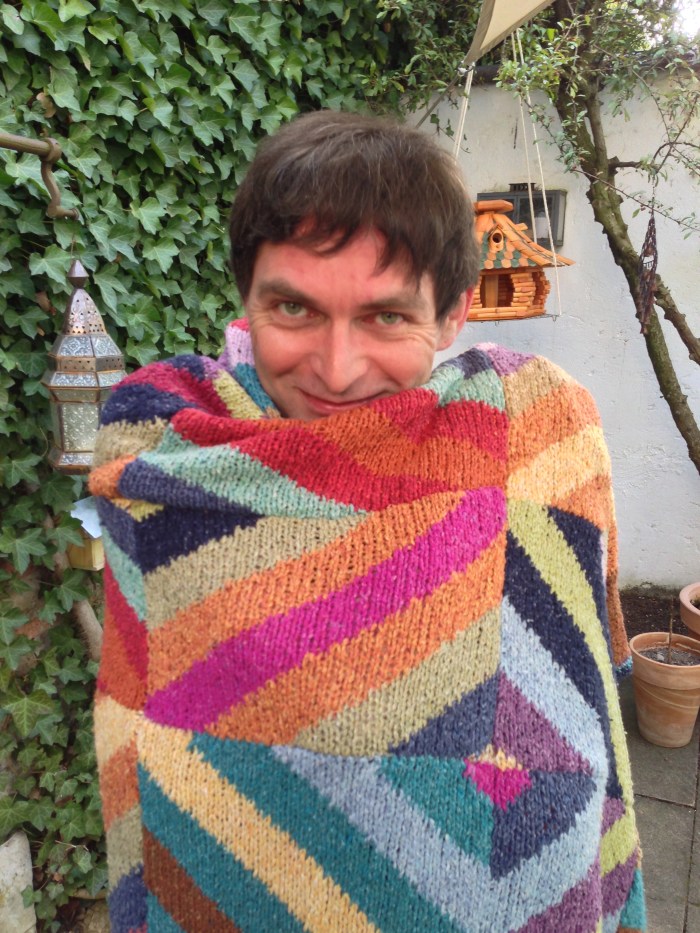 x-factor blanket by Kaffe Fassett