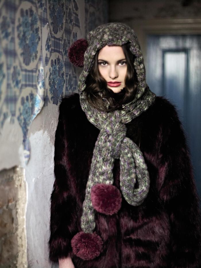 Corona Hooded Scarf Corona Hooded Scarf