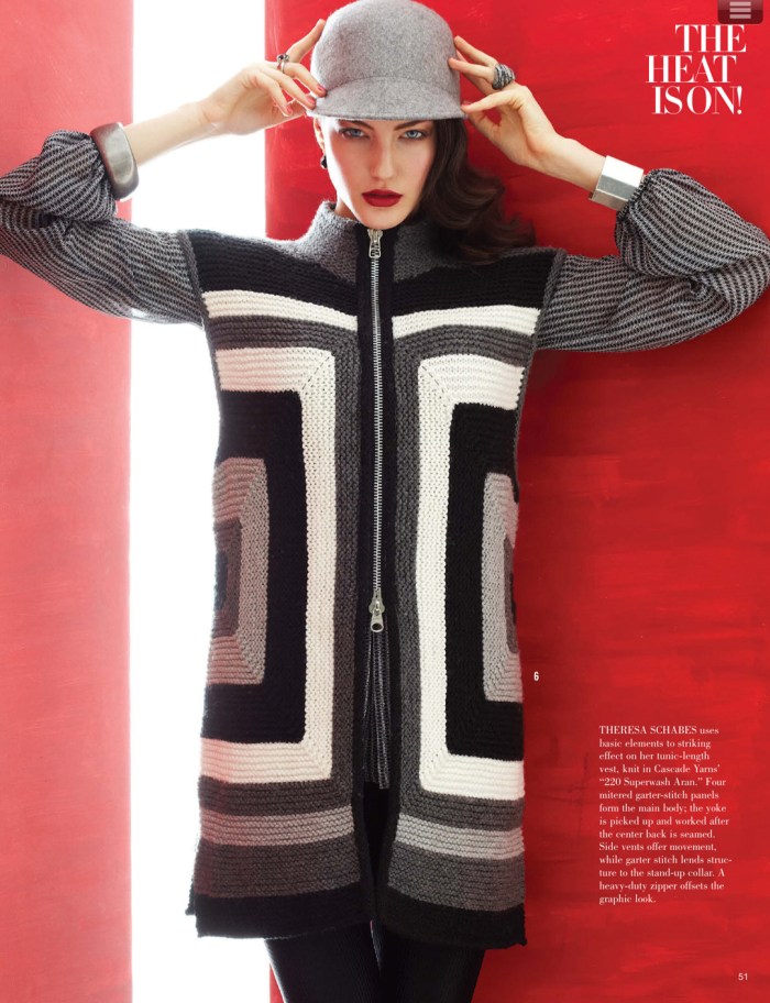 Tunic Length vest - by Theresa Schabes