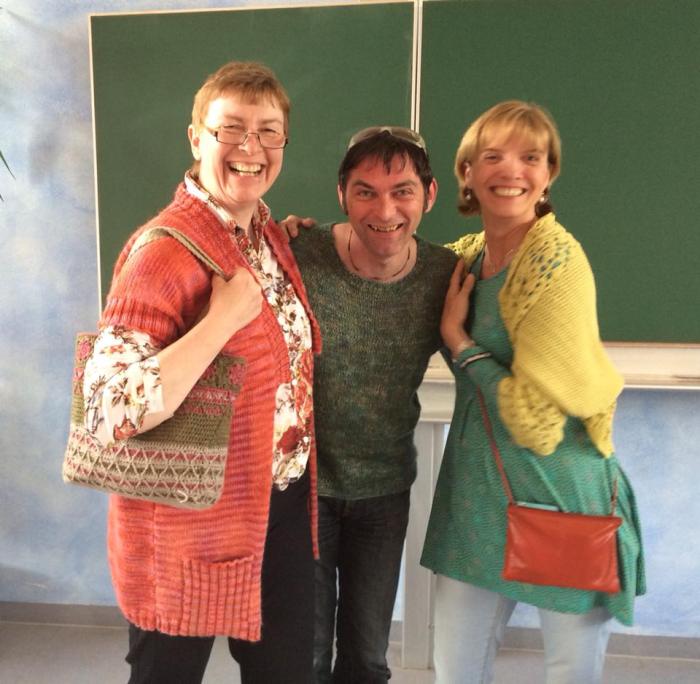 Ute Rehner (left) Heike Gittins (right) and myself