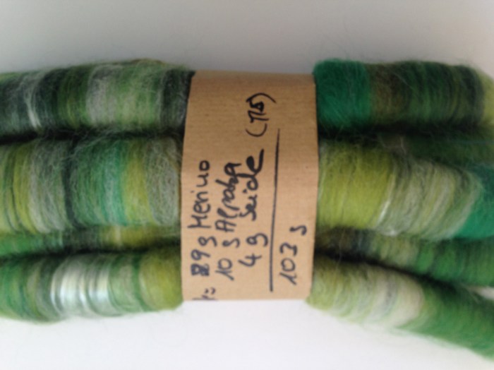 Another rollags from Jessy's Spinnereien