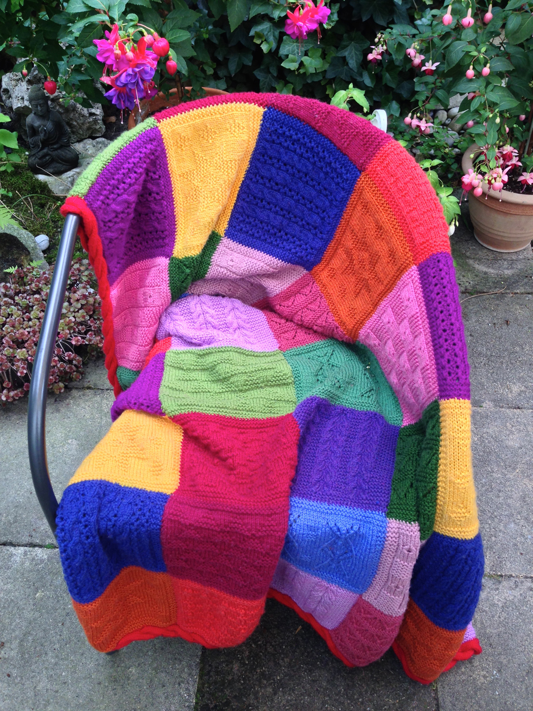 Rowan Pure Wool Worsted Afghan