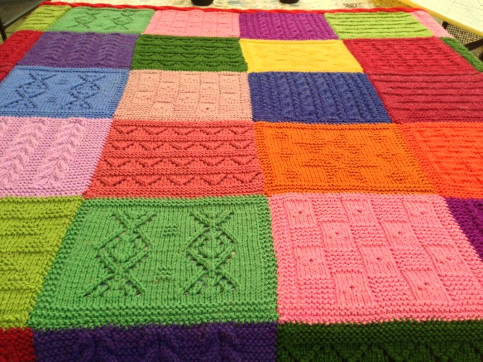 Rowan Pure Wool Worsted Afghan