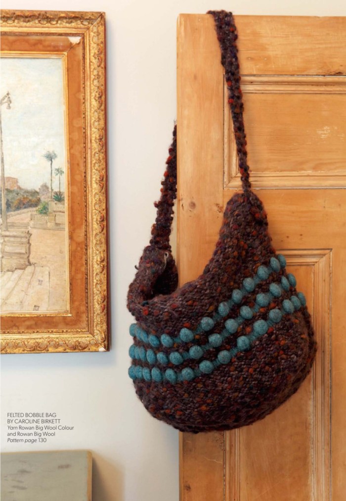 Felted Bobble Bag by Caroline Birkett