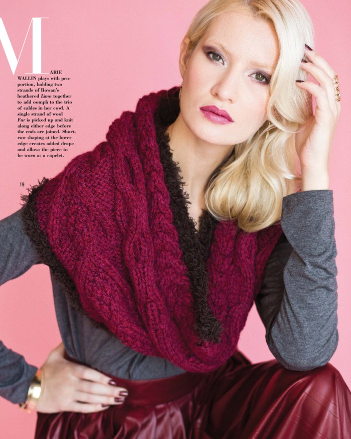 Marie Wallin - Cabled Cowl