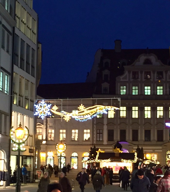 Christmas decoration, Philippine-Welser-Str., Augsburg Christmas decoration, Philippine-Welser-Str., Augsburg