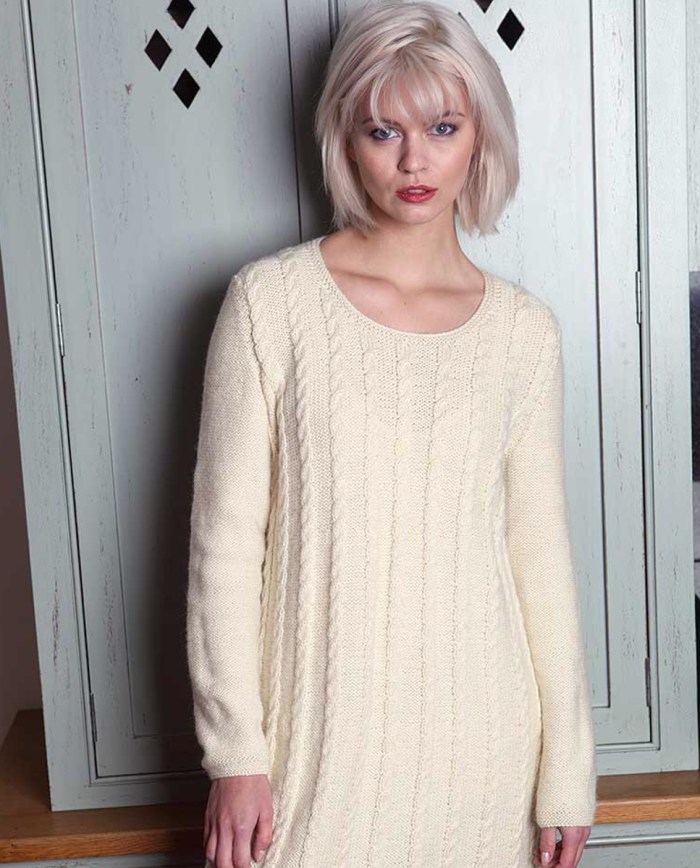 Cable Jumper Dress by Sian Brown