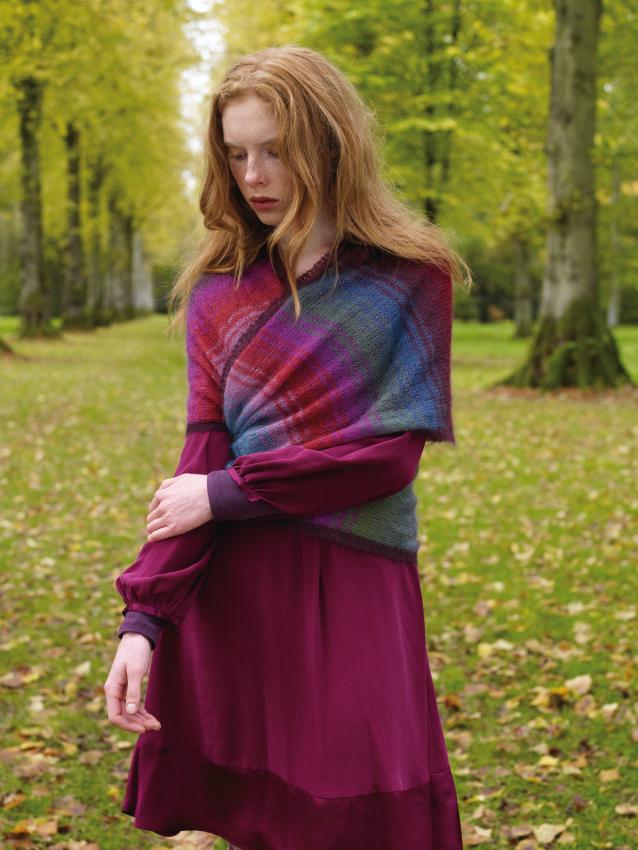 Alder Wrap by Kaffe Fassett
