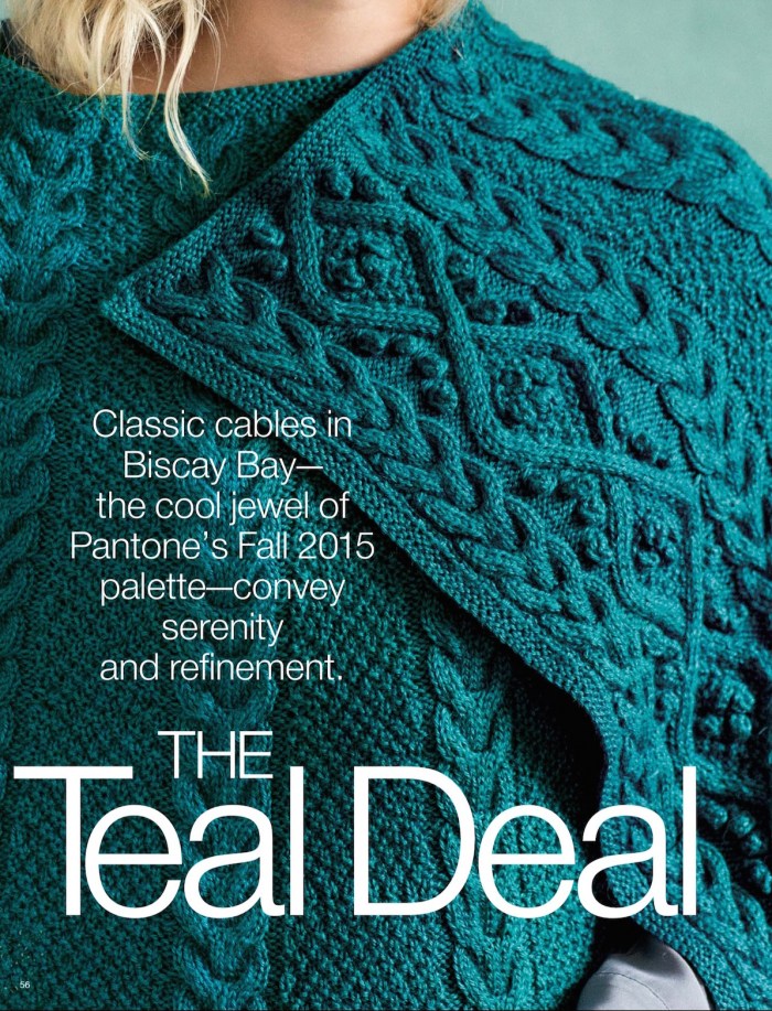 Cabled Wrap by Yoko Hatta