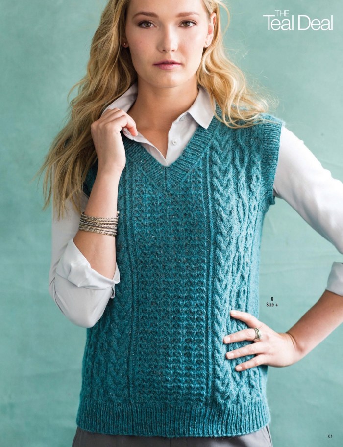 V-Neck Vest by Patty Lyons