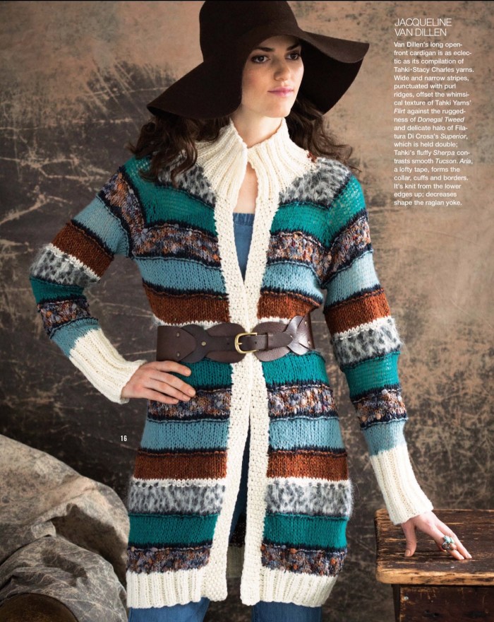 Open-Front Cardigan by Jaqueline van Dillen