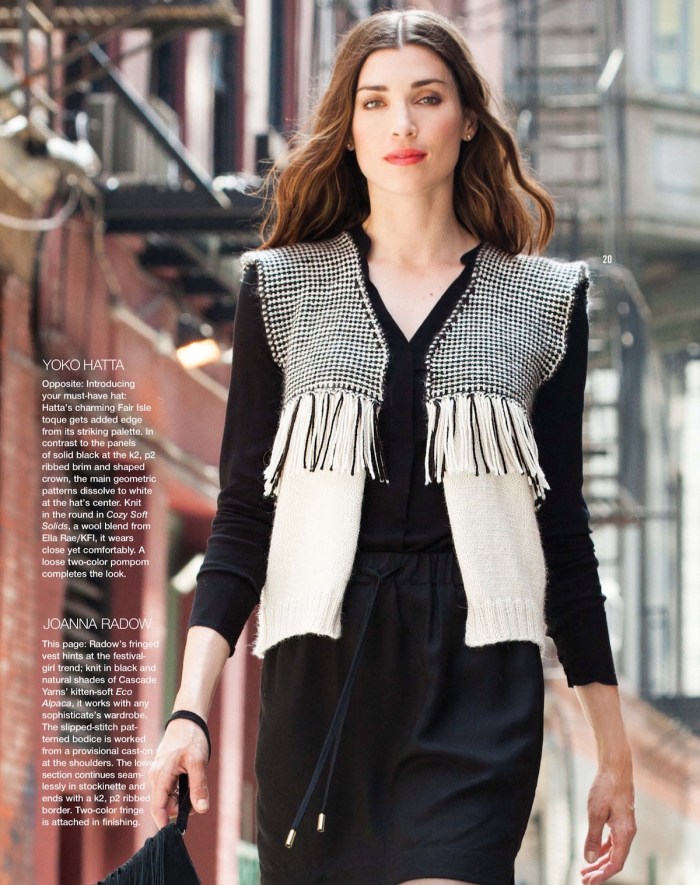 Fringed Vest by Joanna Radow