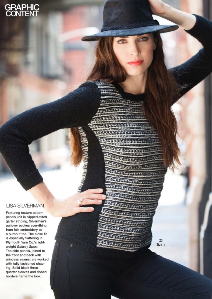 Textured Pullover by Lisa Silverman