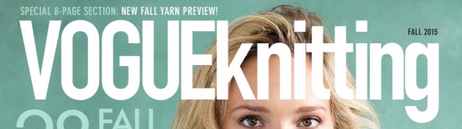 Vogueknitting Fall 2015 cover
