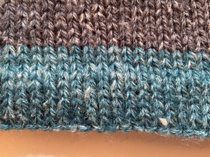 Hem after finishing the garment