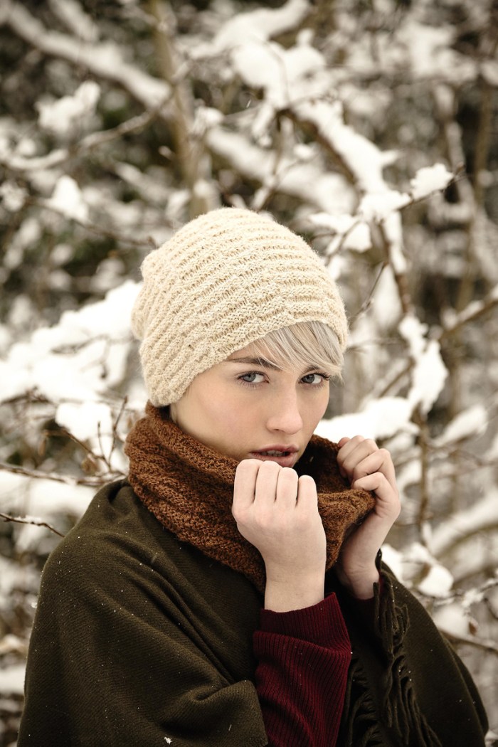Wheatland Hat & Cowl by Sarah Hatton